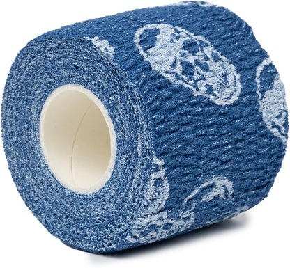 Gymreapers Hook Grip Weightlifting Tape (3 Pack) Premium Adhesive Thumb Skull Tape for Finger Protection, Powerlifting, Exercise & Cross Training - Athletic Sweat Proof Tape