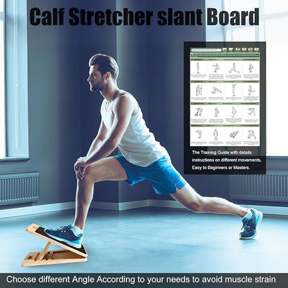 Balance Board for Adults-Anti-Slip Wobble Slant Board for Physical Therapy,Office Balance Beam,Core Strength Trainer-Wooden Rocker Board