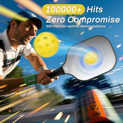 99.9% T300 Carbon Fiber Lightweight Pickleball Paddles Set of 2 Indoor Outdoor Games Equipment Beginner Intermediate Pro Sports Accessories Gifts