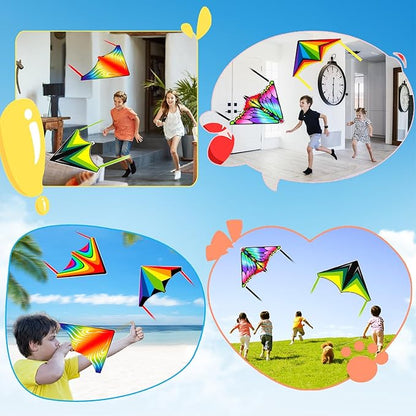 Mini Kites for Kids,Finger Launcher Kites Easy to Fly,Party Favors for Kids 4-8-12 Outdoor Toys Beach Games,Treasure Box Toys for Classroom Prizes Mini Kite Bulk
