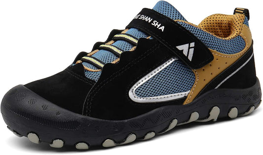 Mishansha Kids Hiking Boots Toddler Girls Boys Hiking Shoes Water-Resistant Anti-Collision Non-Slip