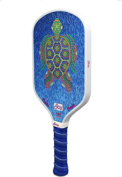 4Joy Pickleball Paddle Premio Series - Thermoformed Premium T700 Carbon Fiber Pickleball Paddless - Professional Pickleball Rackets for Women & Men - 16mm Honeycomb Core - USAP Approved