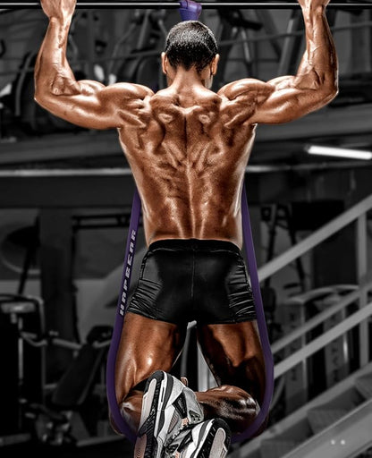 HAPBEAR Pull Up Assistance Bands Set of 5 - Resistance Bands for Working Out, Stretching, Physical Therapy, Muscle Training