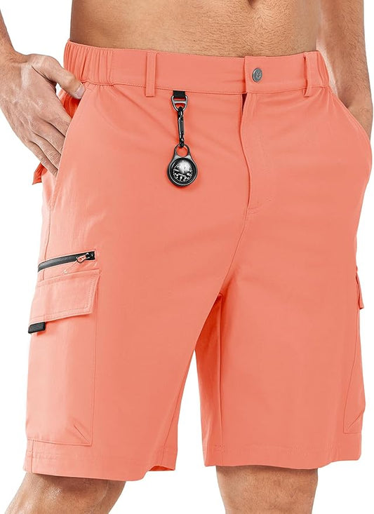 NORTHYARD Men's Cargo Hiking Shorts 9" Lightweight Outdoor Tactical Work Camping Sport Golf Casual