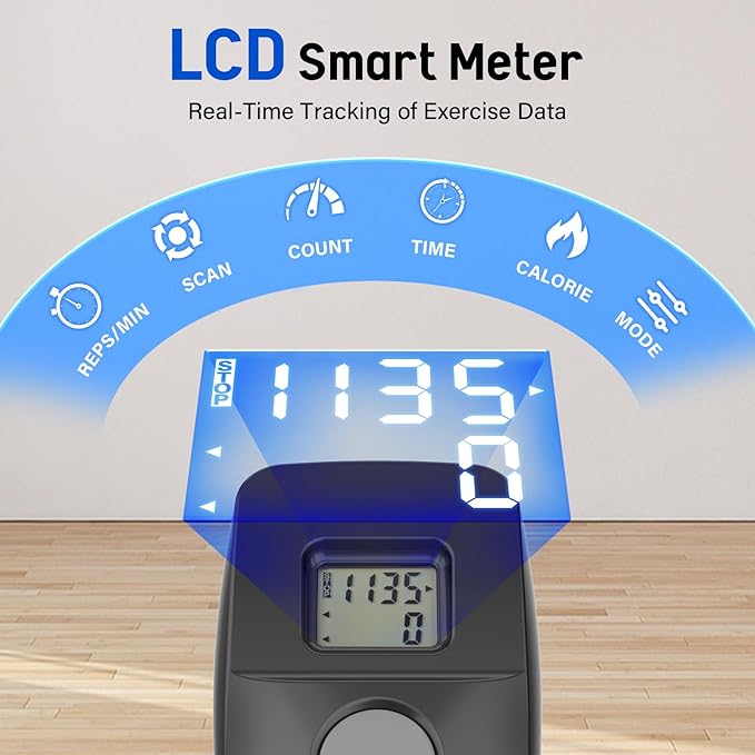 Stair Stepper for Exercise at Home, Folding Stairmaster Machine for Cardio Fitness, Vertical Stair Climber with Adjustable Handlebar, Portable Steppers with 310lbs Loading Capacity