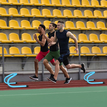 Wettarn 18 Pcs 6" Speed Training Hurdles Durable Agility Training Hurdle Agility Plyometric and All Purpose Equipment for Athletes, Soccer, Basketball