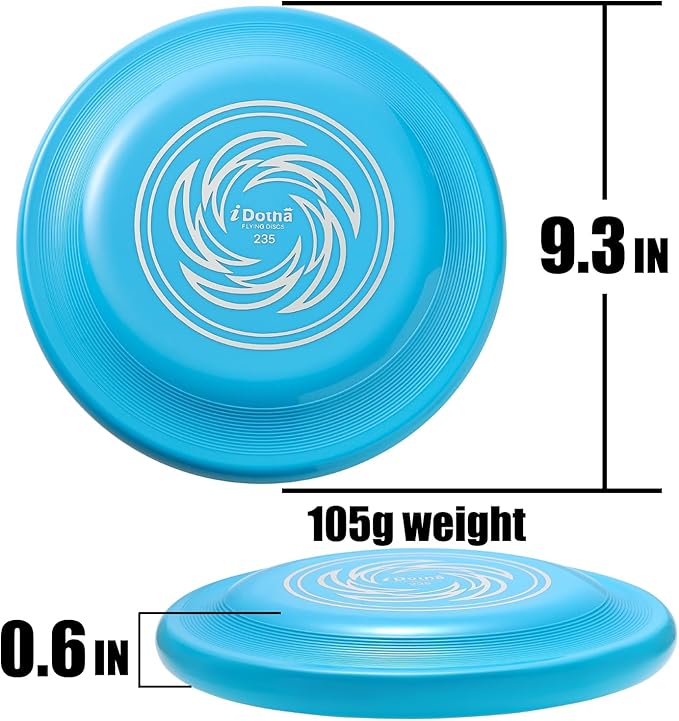Sports Flying Disc - Compeition Flying Discs for Beach, Backyard, Lawn, Park, Camping and More - Great for All Ages Outdoor Flying Disc Training