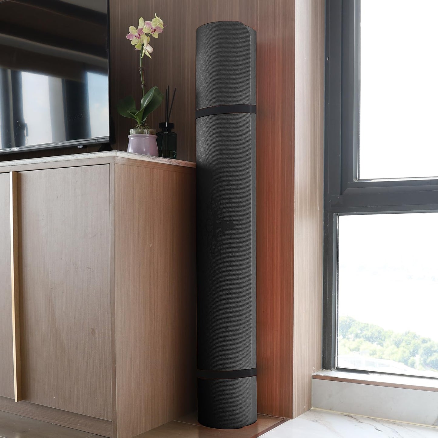 Hatha Yoga Large TPE Yoga Mat 6'x4'x1/2" Extra Thick Non-Slip Exercise Mat - for Yoga Pilates &