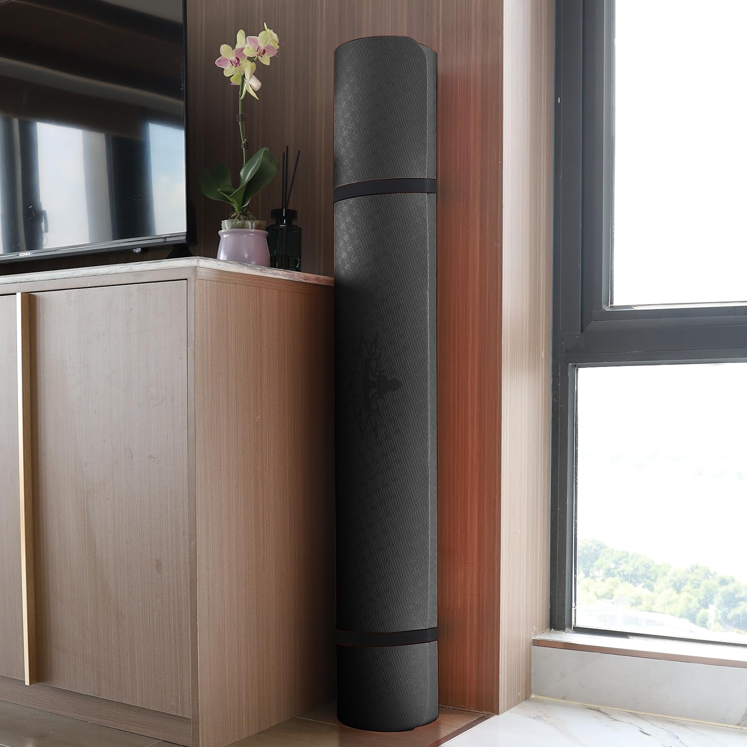 Hatha Yoga Large TPE Yoga Mat 6'x4'x1/2" Extra Thick Non-Slip Exercise Mat - for Yoga Pilates &