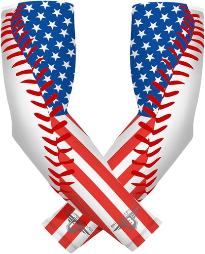 Bucwild Sports Baseball Arm Sleeve - Youth & Adult 1 Pair - Football Basketball Cycling Tennis