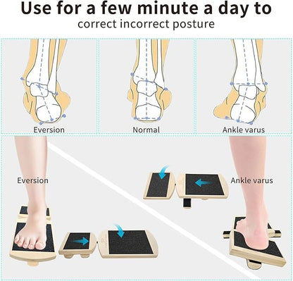 Ankle Balance Board Foot Strengthener Trainer, Single Leg Balance Board for Sprained Ankle,Stability Exercises, Physical Therapy, Plantar Fasciitis Relief