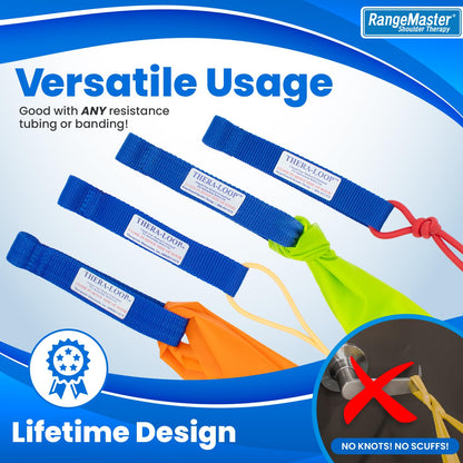 RangeMaster TheraLoop Door Anchor | Secure Non-Slip Resistance Band Anchor for Physical Therapy and