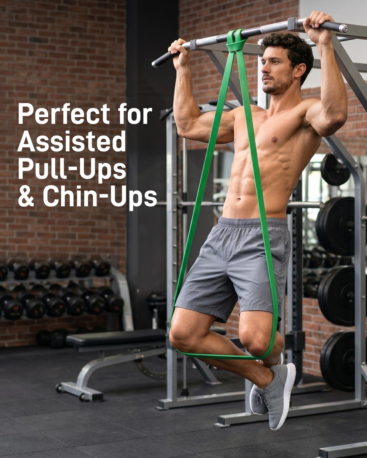 Renoj Resistance Bands for Working Out, 5 Levels Pull Up Assistance Bands Set for Workout