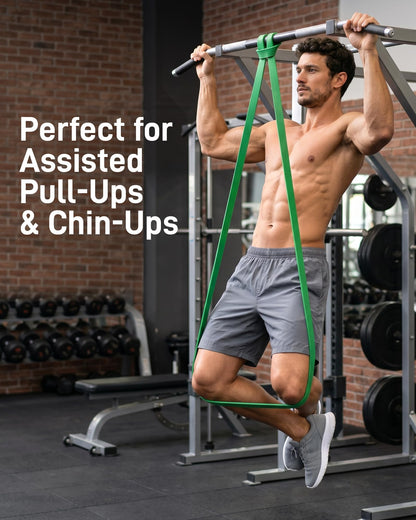 Renoj Resistance Bands for Working Out, 5 Levels Pull Up Assistance Bands Set for Workout