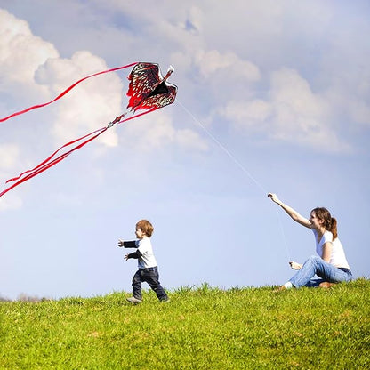 Mint's Colorful Life Dragon Kite for Kids & Adults, Easy to Fly Best Beach Kites for Beginners, 300ft Kite String Included