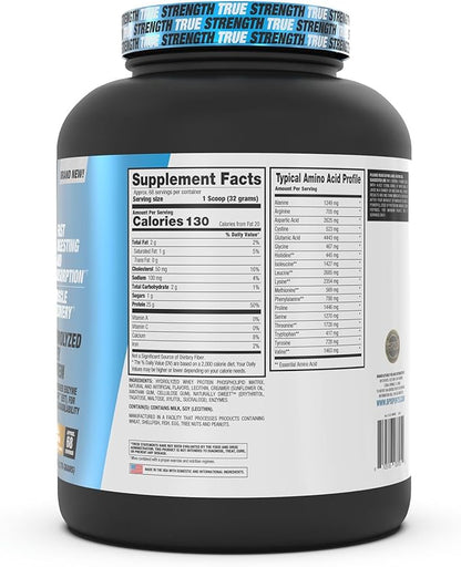 BPI Sports Hydro HD - 100% Hydrolyzed Whey Protein Powder - Muscle Growth, Recovery, 25g of Hydrolyzed Protein, Low Carb, Low Sugar, Fast Absorbing (68 Servings, Vanilla Ice Cream)