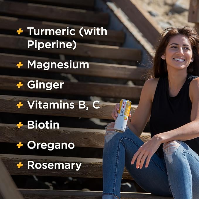 LIFEAID Vitality Blend, Daily Vitamins, Healthy Soda Replacement, 100% Clean, Vegan, GF cans, 12 Fl Oz (Pack of 24)