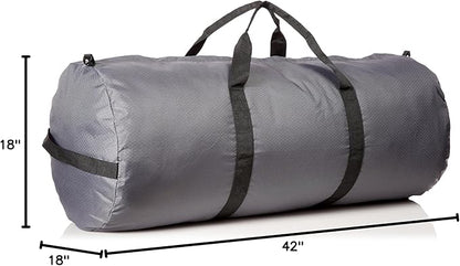 North Star Sports Foldable Duffle Bag for Travel, Gym & Outdoor Camping | Tough and Packable Sport Equipment Bag & Gear Organizer | Heavy Duty Large Duffel Bags for Traveling