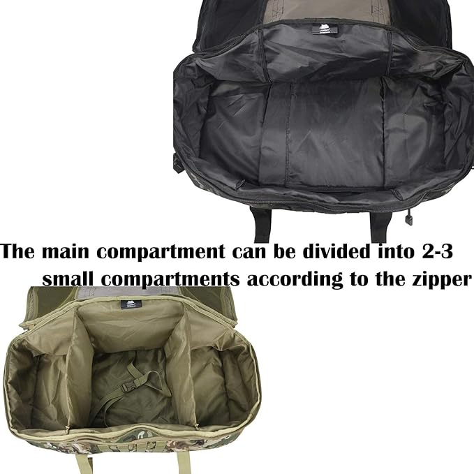 3 In 1 Military Backpack Travel Duffle Bag for Weekender Gym Traveling Workout Deployment