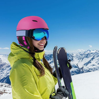 SPIX Ski Helmet Snowboard Helmet - ASTM Safety Standard Size Adjustable for Adults Youth Men and Women