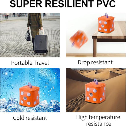 Travel Dumbbells, Water Filled Dumbbells Set, Fitness Exercise Dice 15/20 lbs, Portable Fitness Equipment, Fun for Strength Training, Core Training