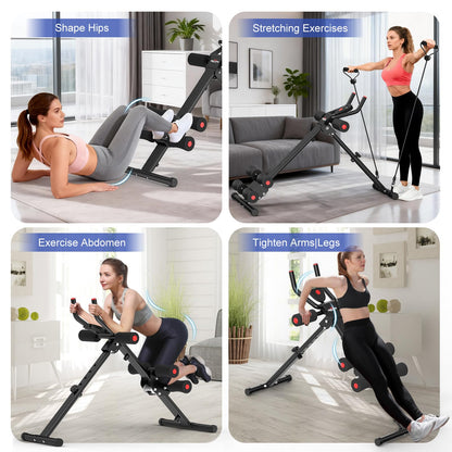 RELIFE REBUILD YOUR LIFE AB Workout Machine Adjustable Ab Trainer Machine