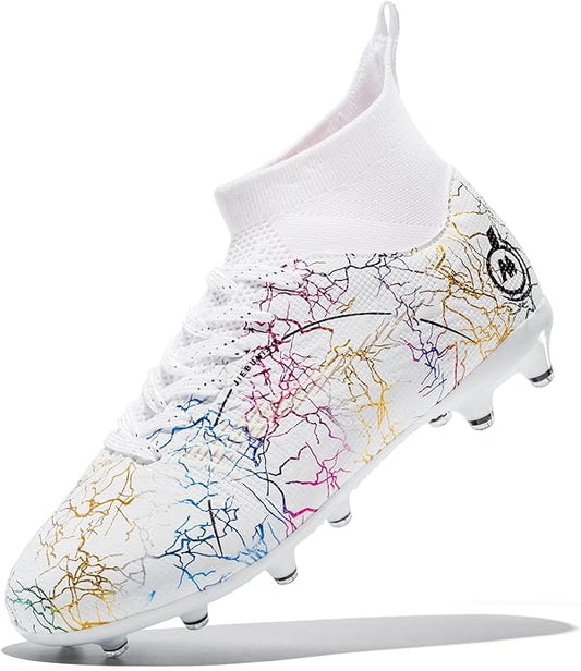 Boy Soccer Cleats Big Kids Soccer Shoes Professional Soccer Cleats Shoes,Unisex Soccer Sneakers for