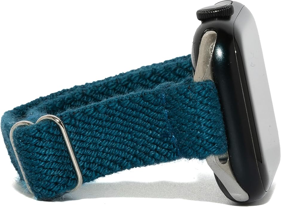 Braxley Bands - Organic Cotton Watch Bands For Women and Men, Compatible With All Apple Watch Sizes and Series - Washable, Sweat-Absorbent, Breathable Fit, Elastic Smart Watch Bands