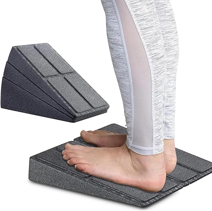 Squat Wedge - Slant Board Calf Stretcher Incline Board, Adjustable Lightweight EPP Squat Wedges, 520 lbs Slant Board for Calf Stretching, For exercise, squatting, ankle mobilization and physical therapy