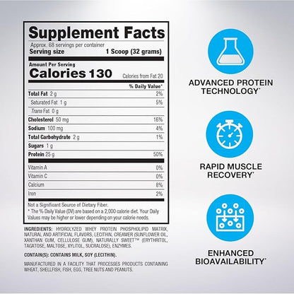 BPI Sports Hydro HD - 100% Hydrolyzed Whey Protein Powder - Muscle Growth, Recovery, 25g of Hydrolyzed Protein, Low Carb, Low Sugar, Fast Absorbing (68 Servings, Fruity Loopers)