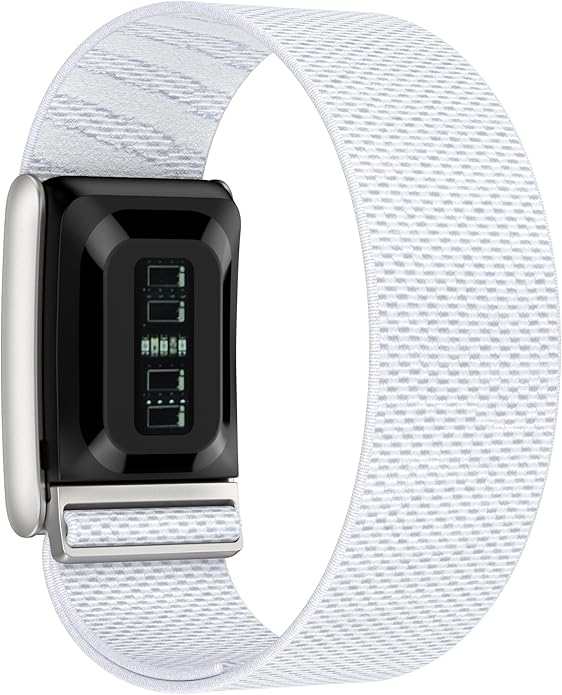 VeveXiao Stretchy Nylon Wristband Compatible with Whoop 5.0/Whoop MG Bands,Soft Stretchy Nylon Sports Loop Replacement Bands for Men Women, with Metal Frame Adjustable Connector