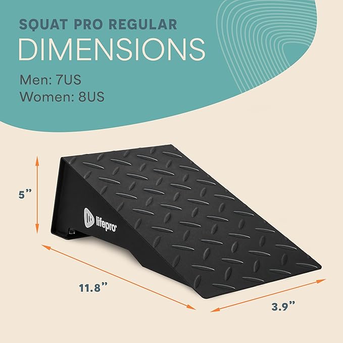 Lifepro 2pcs Metal Squat Wedge Block Non-Slip Squat Wedge with Resistance Band, Slant Board 1200 lbs Calf Stretcher Elevated Squat Tool for Squat and Stretching Exercises (Regular 11.8")