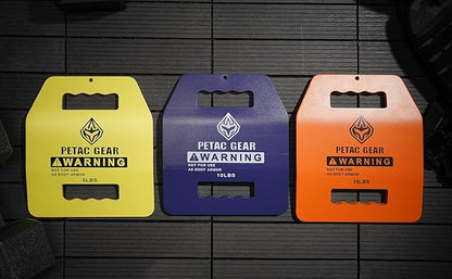 PETAC GEAR Tactical Weights Plates For Weighted Vest For Men Workout,5/10/15/20 LBS Weight Strength Training Vests Equipment Workout Gear