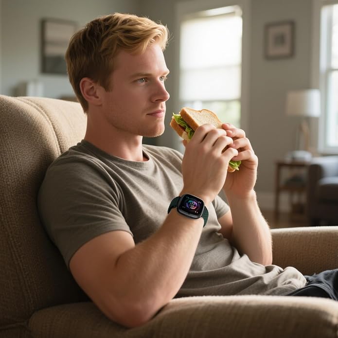 Braided Stretchy Band for Fitbit Versa 4/Versa 3/Sense 2/Sense Watch Band Women Men,Parachute-style Buckle Nylon Sport Wristband Soft Fabric Elastic Loop Strap Accessories for Versa 4/3