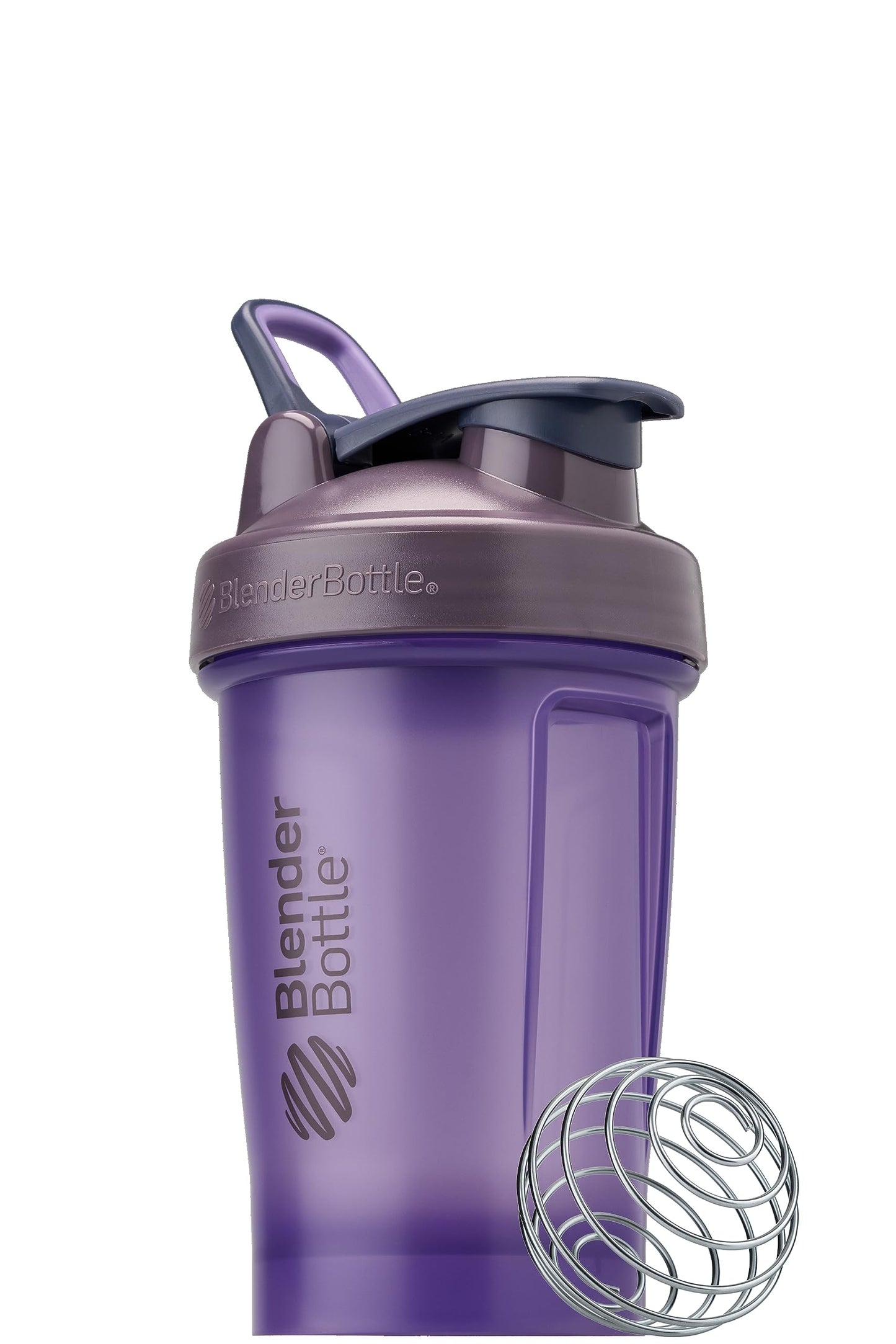BlenderBottle Classic V2 Plastic Shaker Bottle 20 oz Purple