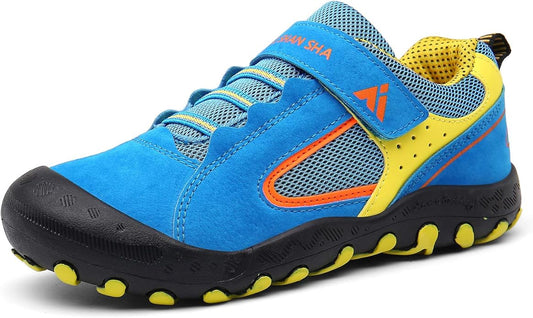 Mishansha Kids Hiking Boots Toddler Girls Boys Hiking Shoes Water-Resistant Anti-Collision Non-Slip