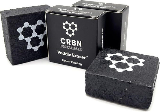 CRBN Pickleball Paddle Eraser, Best Carbon Fiber Pickle Ball Racket Cleaner, Fast & Easy Rubber Bar