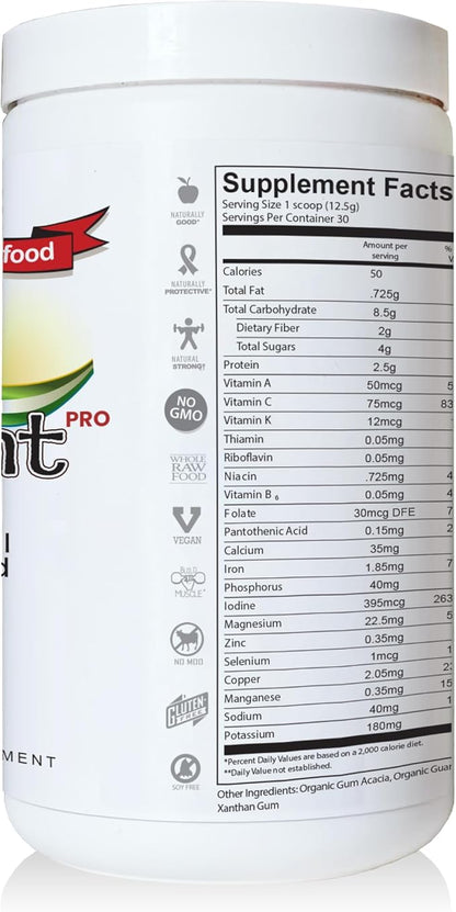 SlimPlant Pro - All Natural Superfood Protein Powder w/ 35 Vitamins, Minerals, and Whole Food-Sourced Ingredients (13.2 Ounces)