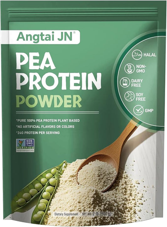 Pea Protein Powder, 24g of Plant-Based Protein, Unflavored, Vegan, Gluten-Free, Non-GMO, No Added