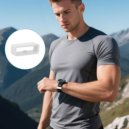 40 Pack Magic band locks, Magic Band Holder Silicone Watch Strap Holder Loop Fastener Holder Rings Replacement for Smartwatch Accessories (Muilt-Colorful)