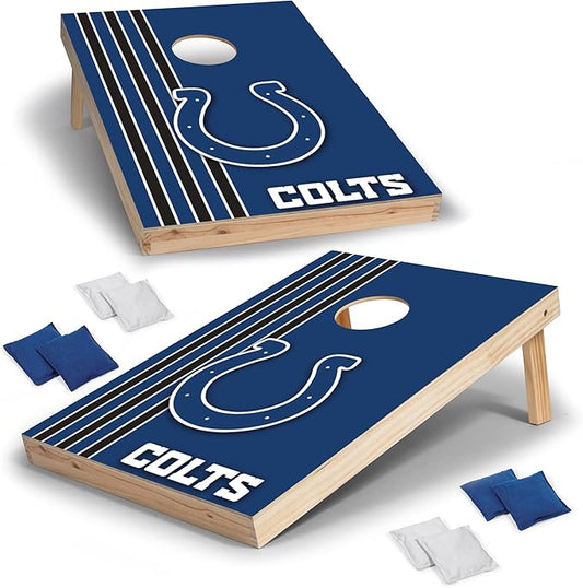 NFL 2' x 3' Solid Wood Cornhole Set with Direct Print HD Team Graphics – Great Gift for Any