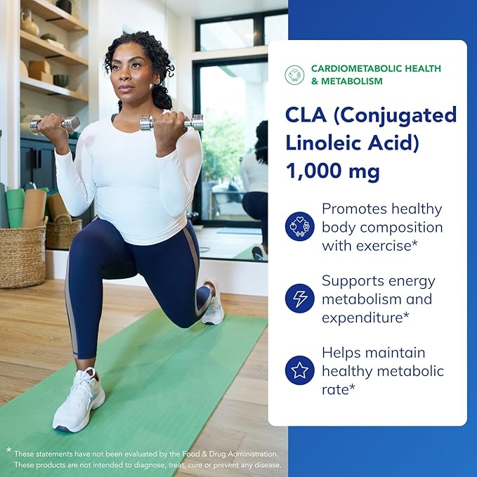 Pure Encapsulations CLA (Conjugated Linoleic Acid) 1,000 mg | Promotes Healthy Body Composition with Exercise* | 180 Softgel Capsules