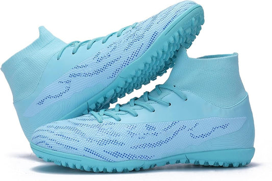 Soccer Cleats for Mens Womens Football Shoes Turf Soccer Shoes Indoor/Outdoor High-top Football Cleats AG/FG