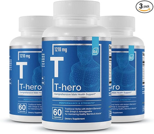 Essential Elements Male Health Supplement - Muscle Support & T-Health with DIM, Ashwagandha