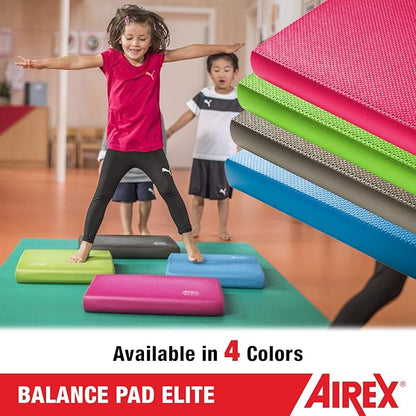 AIREX Balance Pad ??Stability Trainer for Balance, Stretching, Physical Therapy, Exercise, Mobility, Rehabilitation and Core Training Non-Slip Closed Cell Foam Premium Balance Pad