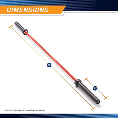 Steelbody IWF Standard 20kg and 15kg Olympic Weight Barbell Multiple Colors Available