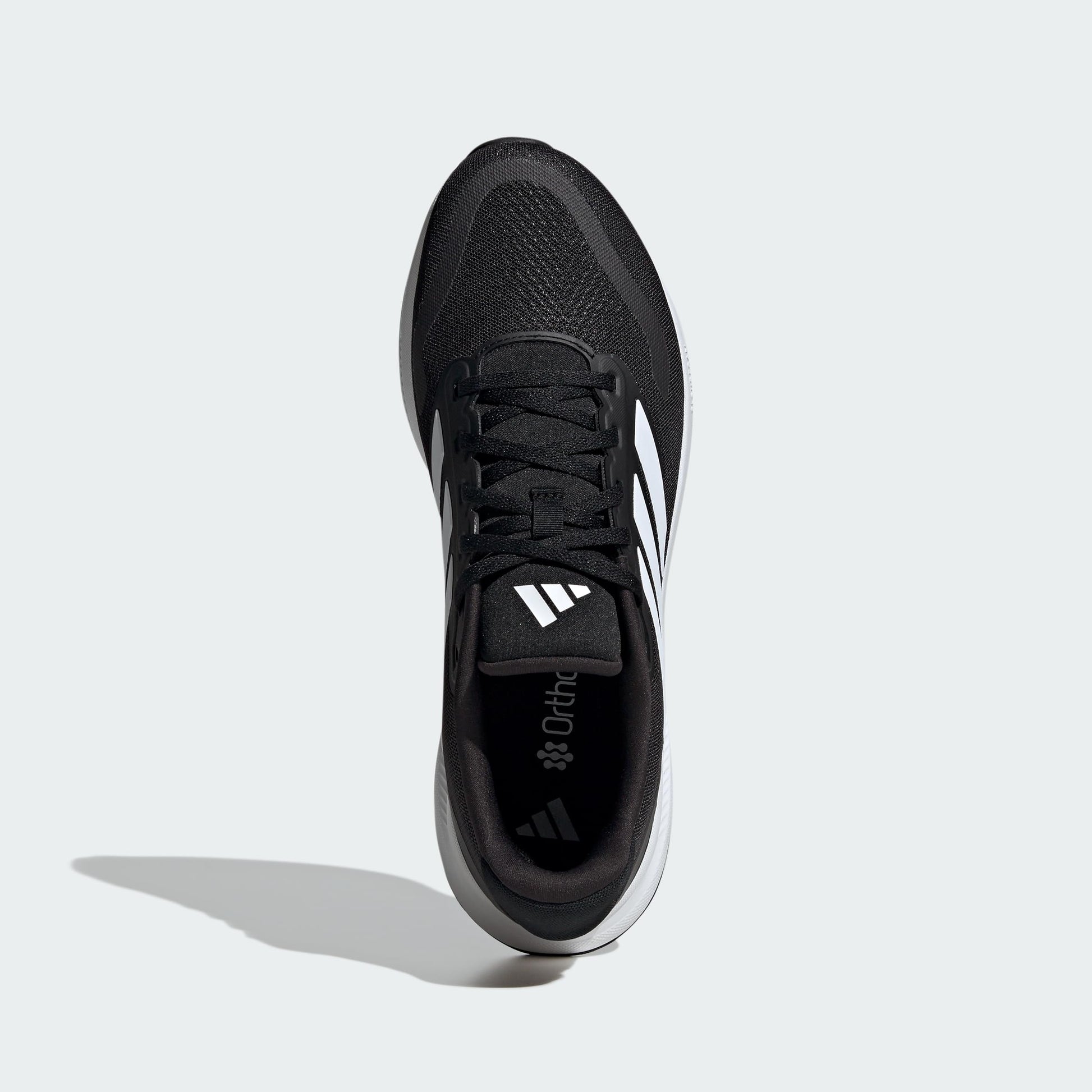 Adidas Men's Run Falcon 5, Black/White/Black, 10