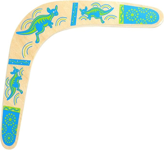 Boomerang for Kids, Australia Style Handmade Wooden Authentic Boomerang, V-Shaped Returning