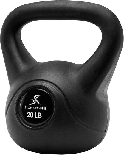 ProsourceFit Vinyl Plastic Kettlebell from 10, 15, 20, 25, 30 and 35 lbs