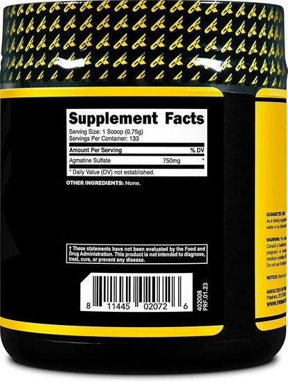 Primaforce Agmatine Sulfate Powder Supplement, 100 Grams ??Promotes Nitric Oxide Production/Enhances Performance